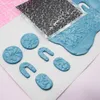 Meer polymeer klei textuur Stempelplaat Clear Emboss Mat Diy Clay Sieraden maken Mandala Paisley Scale Bloem Animal Impression