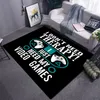 Gamer tapis drôle de gibier de jeu noir drôle pour enfants tapis doux salle de jeu jeu anime chaise de joueur de joueur grand tapis salon garçons