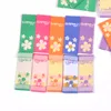 50pcs Multicolor Flower Borderyer Ploth Rótulos para crianças chapéu malha acessórios de costura