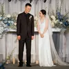 Casual Dresses Korean Light Wedding Dress Super Xiansen Simple Satin Bridal Welcome Outding Slim Fishtail midja