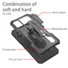 Schokbestendige telefoonhoes voor Infinix Hot 9 10S 10i 9Play 11Play Back Clip Bracket Armor Cover voor Infinix Hot 11s NFC 12i 12i