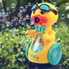 Automatic Kids Bubble Gun Cute Walking Led Duck Bubble Machine Blower Maker Soap Bubble Toy for Baby Children Summer Outdoor Toy