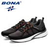 BONA Sneakers Men Shoes Sport Mesh Trainers Lightweight Baskets Femme Running Shoes Outdoor Athletic Shoes Men 240329