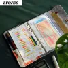 Carnets 2022 Notes et journaux A6 Budget Book Bowerpad Bourse Agenda Planner Diary Office School fournit la papeterie 6 Ring Binder