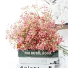 1/5/10 stcs 63cm kunstmatige gipsperrente bloemveer tak nep zijden boombloemen boeket voor bruiloftsfeest huisdecoratie
