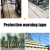 2inch Hazard Warning Safety Tape Floor Marking Tape Single Sided Social Distancing Masking Tape Vinyl Floor Road Warning Tape