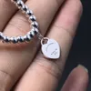 Desginer Tiffanie t Home Precision High Quality Bead Love Necklace Without Diamonds Buddha Chain Internet Celebrity