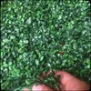 Artificial Turf Artificial Grass Mat Pet Food Mat 9.8"x9.8" Plastic Fish Tank Fake Grass Lawn Micro Landscape 15pcs/lot