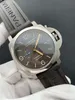 Guardia da uomo per orologio Panerrais Temperamento orologio dello zaffiro specchio svizzero di movimento automatico Dimensione da 44 mm cinghia in mezzo a vacca con fibbia ago originale Rry9