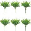 18 PCS Plantes de fougères artificielles - Artificiel Boston Fern Bush Faux intérieur Outdoor UV Résistant Greenery Arbustes Fake Plants223a