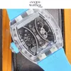 Regardez Automatic Superclone KV Factory Barrel RM53-02 Tourbillon Snow Glasscarbon Fibre Sapphire Ship par FedExqMQ5QMQ5