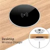 Chargers Built in Desktop Wireless Charger Desktop for MagSafe Furniture Embedded Fast Wireless Charger Case For iPhone 11 Xiaomi Samsung