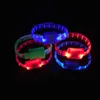 LED Rave Toy سوار LED متوهجة كرتون سوار لعبة مضيئة لعبة الملونة RGB الضوء على ألعاب لعطلة ديسكو ديسكو LED الحفلة 240410