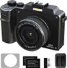 Auto Focus 48MP Digitalkamera för POGRAPI 4K Vlog Camcorder Front Bakre Dual Lens Selfie Livestream Webcam 240407
