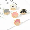Jujutsu kaisen personnages têtes broche mignons films anime jeux épingles en émail dur collectionne le carton métaton broche sac à dos sac de sac à dos collier badges