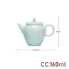 160 ml dehua bianca in porcellana teapecine in porcellana baltico ceramica ceramica ceramica filtri a mano teakettle tradizioni cinesi pu'er teaset