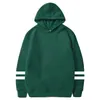 Herren Hoodies Hooded Sweatshirts für Männer Feste Farbe Langarm loser lässiger Pullover Running Jogging Sportswear Fleece gestreifte Tops