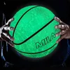 Holographic Reflective Basketball Ball Constellations Luminous Night Light Ball Basketball Glowing Basketball Ball With Bag Pin