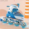 Inline rolschaatsen verstelbare maat 28 29 flits 4 wielen skates inline rolschoenen schoenen set outdoor skating sport kinderen jongens meisjes beginners ABEC 7 Y240410