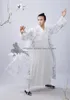 Véu do casaco externo wudang para uniformes de tai chi kung fu artes marciais traje taoísta robe wushu roupas lindas padrões de guindastes