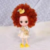 ICY DBS Middie Blyth doll 18 BJD joint white skin cute set doll 20cm doll DIY toys girls gifts 240409