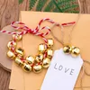 100 Pcs Christmas Gold Silver Jingle Bells DIY Charms Craft Metal Bells for Wreath Home Festival Wedding Xmas Tree Decorations