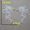 Nova chegada 3D Flower Polyester Lace Taber Bordado de laca Sapatos de colarinho Flor DIY Abs Pearl Costom de costura Acessórios