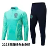 2324 Argentina Argentina Autumn Autumn Futebol Futebol Treinamento de futebol Meio Pull Sports Sports Breathable Longa Longa Conjunto