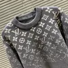 メンズセーター冬のジャキア編みデザイナーウールセータークルーネックスウェットシャツ長袖プルオーバーコート贅沢ニットシャツ＃32