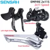 Sensah 11 Speed Road Bike Derilleur Groupset Empire 2x11 SRX Pro 1x11 Team Pro 2x11 Shifter + Derilleurs avant / arrière 11V 22S