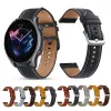 För Huami Amazfit GTR 2/GTR 2E/GTR3/GTR3 PRO -band äkta läderband 22mm Watch Strap GTR2 2E Armband Watchband Wristband