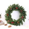 Decorative Flowers Hassle Free Hanging Christmas Pine Cones Wreath Built In String Easily Spruce Up Your Home For