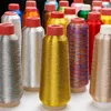 Colorful Computer embroidery cross stitch DIY Manual Bright Silk Gold Thread Silver Thread Metallic Yarn Woven Line 3200M