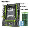 Cartes mères machiniste x79 Motherboard LGA 2011 Set Kit Xeon E5 2660 V2 Processeur CPU DDR3 RAM 2 * 8GB 1333MHz Mémoire USB NVME SATA M.2 V2.82H