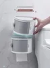 Tissu de toilette boxtoilethouse rangement de rangement porte-papier sans trou de trou de trou d'étagère de suspension multi-fonction