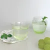 Retro Green Goblet vinglas Champagne Flute Cup Vacker vintage transparent whisky Margarita Dricker vinglas Barware Barware
