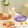 Party Decoration Silicone Tray Mold 3D DIY Spoon Holder Round Shape Accessories Harts Home Storage