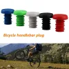 1 par skyddande fast slitstarka plaststångsändproppar Bright Color Bar End Caps snygg utseende för cykel