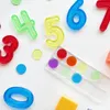 Montessori Light Table Sensory Toys Scrittura Abilità Numero Apprendimento giocattoli di matematica giocattoli educativi per bambini 3 anni D1464H