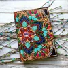 Azqsd Diamond Painting Mosaic Notebook Spezielle Blume Mandala Muster A5 Tagebuch Buch Stickerei Geschenk DIY