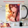 Muggar Creative 2 Lovely Girls Magic Mug BSKT-128 Ceramic Mugs Coffee Cups Custom Cup Color Change Mug Anime Sublimation Tumblers Funny 240410