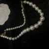 PERSPETTO DEL PAZIONE 33 cm Collana regolabile Collana Classica Classicatore di perle 7 cm di C con regalo con damigella d'onore da sposa stampata320t320t
