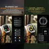 Saatler SLDBPHR Z79 Max Akıllı Saat Smart Band Compass NFC Band Bluetooth Çağrı Uyku Kan Oksijen Kalp Hızı İzleme Mus Dinleme