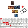 MICE League of Legends Custom All Summoner Heroes Personality KeyCap för mekanisk spel Mini GK61 Anne Pro 2 60% tangentbordstangentknappar