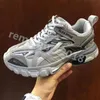 Hommes Femmes Casual Sports Chaussures Fashion Track 3 Sneaker Beige Recycle Recycle Mesh Nylon Sneakers Top Designer Couples Platform Runners Trainers Shoe Taille 35-45 E41