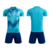 Sets/Soccer Sets/Sight Summer Football Training Team Uniform Set para estudiantes universitarios masculinos impresos en la ropa deportiva de jersey transpirable con mangas cortas