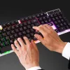 Keyboards Gaming Keyboard With LED Lighting Mechanical Keyboard For Computer, Laptop, Gaming DeviceAccessories