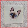 7pcs/lot Home Cat Digital Printing Painting Hand Dyed Fabric DIY Sewing Patchwork Cloth Scrapbooking For Purse Bag Wall Decora