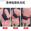 Sportzakken Waterdichte heren taille tas modieuze borsttas buiten sport cross body tas casual reis unisex bum met tas y240410