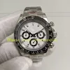 11 Style With Box Chrono Watch Authentic Picture Quartz Chronograph Sport 116506 Mens 40mm 116500LN Ceramic White Dial 904L Steel Bracelet 116508 Gold Watches